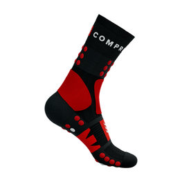 COMPRESSPORT calcetines clásicos - HIKING - rojo/negro