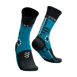 COMPRESSPORT calcetines clásicos - PRO RACING WINTER TRAIL - azul claro/azul