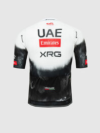 PISSEI jersey de manga corta - UAE TEAM EMIRATES 2025 REPLICA - blanco/negro