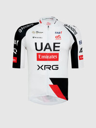 PISSEI jersey de manga corta - UAE TEAM EMIRATES - XRG 2026 REPLICA - blanco/negro/rojo