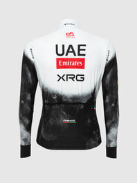 PISSEI maillot de invierno de manga larga - UAE TEAM EMIRATES - XRG 2025 REPLICA - blanco/negro