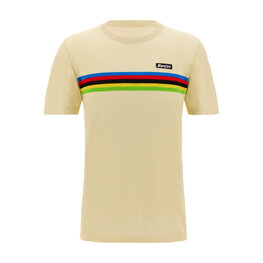 SANTINI Camiseta de manga corta - UCI WORLD CHAMPION - beige