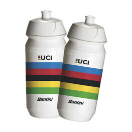 SANTINI botella de agua - UCI - blanco/multicolor