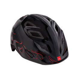 MET casco - ELFO  - negro/rojo