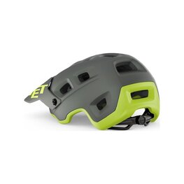 MET casco - TERRANOVA - gris/amarillo