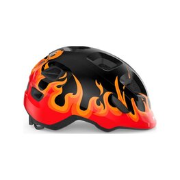 MET casco - HOORAY - negro/rojo