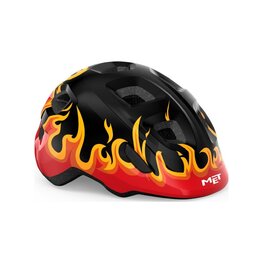 MET casco - HOORAY - negro/rojo