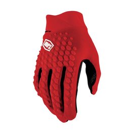 100% SPEEDLAB guantes de dedos largos - GEOMATIC - rojo