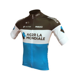 ROSTI jersey de manga corta - AG2R 2018 - azul/blanco/negro