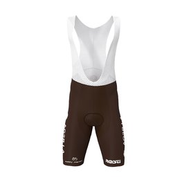 ROSTI pantalones cortos de tirantes - AG2R 2019  - negro