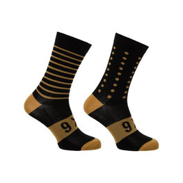 AGU calcetines clásicos - SIX6 MERINO - marrón/negro