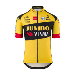 AGU jersey de manga corta - JUMBO-VISMA 2020 - amarillo/negro