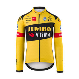 AGU maillot de invierno de manga larga - JUMBO-VISMA 2020 - negro/amarillo