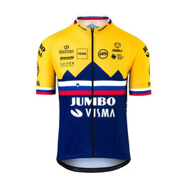 AGU jersey de manga corta - JUMBO-VISMA 2020 - amarillo/azul