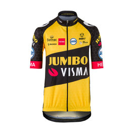 AGU jersey de manga corta - JUMBO-VISMA '21 KIDS - amarillo/negro