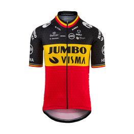 AGU jersey de manga corta - JUMBO-VISMA 2021 - negro/rojo/amarillo