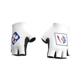 ALÉ guantes de dedos cortos - GROUPAMA FDJ 2018 - blanco