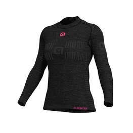 ALÉ camiseta de manga larga - SEAMLESS WOOL LADY - gris