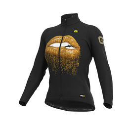 ALÉ maillot de invierno de manga larga - LIPS LADY WINTER - dorado/negro