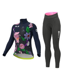 ALÉ jersey y pantalón de invierno - PR-R CITY LADY WNT - púrpura/azul/negro