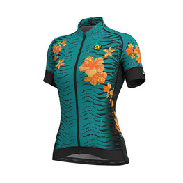 ALÉ jersey de manga corta - SAVANA LADY - naranja/verde