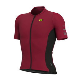 ALÉ jersey de manga corta - RACE - granate