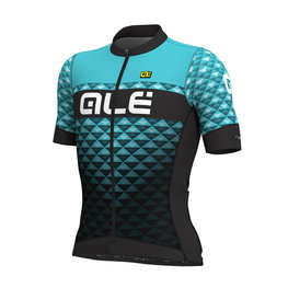 ALÉ jersey de manga corta - HEXA - turquesa/negro