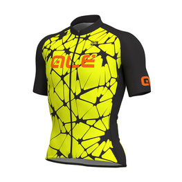 ALÉ jersey de manga corta - CRACLE - negro/amarillo