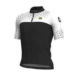 ALÉ jersey de manga corta - CLIMB - negro/blanco
