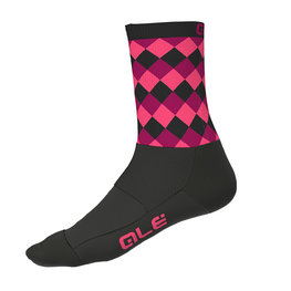 ALÉ calcetines clásicos - RUMBLES  - negro/rosa