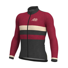 ALÉ maillot de verano de manga larga - VINTAGE SMR MERINO - negro/púrpura