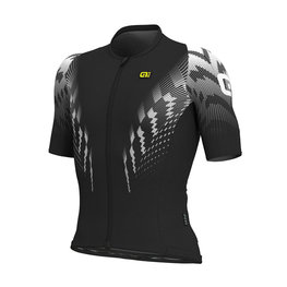 ALÉ jersey de manga corta - PRO RACE - negro/blanco