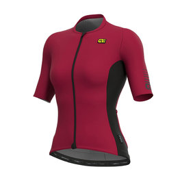 ALÉ jersey de manga corta - RACE LADY - granate