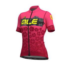 ALÉ jersey de manga corta - IBISCO LADY - negro/rosa