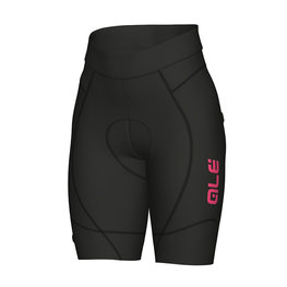 ALÉ pantalones cortos sin tirantes - AGONISTA 2 LADY - negro/rosa