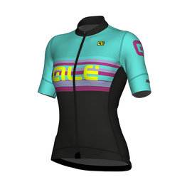 ALÉ jersey de manga corta - SUMMER LADY - negro/azul
