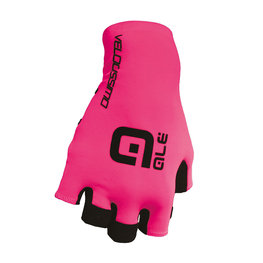 ALÉ guantes de dedos cortos - VELOCISSIMO  - negro/rosa