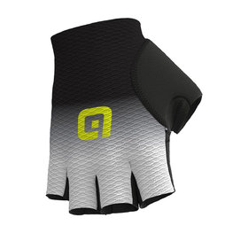 ALÉ guantes de dedos cortos - MESH  - negro/blanco