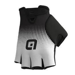 ALÉ guantes de dedos cortos - DOTS  - negro/blanco