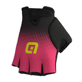 ALÉ guantes de dedos cortos - DOTS  - rosa/negro