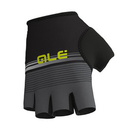 ALÉ guantes de dedos cortos - CLASSICHE DEL NORD - negro/gris