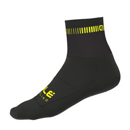 ALÉ calcetines clásicos - LOGO Q-SKIN  - negro/amarillo