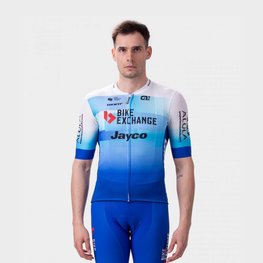 ALÉ jersey de manga corta - BIKE EXCHANGE 2022 - blanco/azul