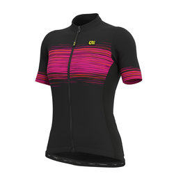 ALÉ jersey de manga corta - START LADY  - negro/rosa