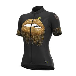 ALÉ jersey de manga corta - LIPS LADY - dorado/negro