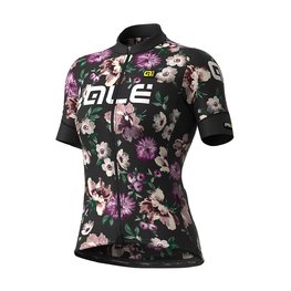 ALÉ jersey de manga corta - FIORI LADY - negro