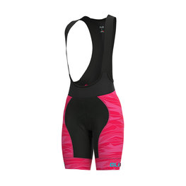 ALÉ pantalones cortos de tirantes - ROCK LADY - negro/rosa