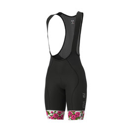 ALÉ pantalones cortos de tirantes - ROSES LADY - rosa/negro
