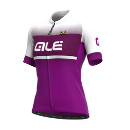 ALÉ jersey de manga corta - BLEND LADY - blanco/púrpura