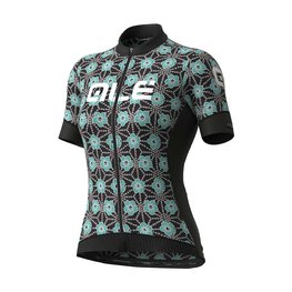 ALÉ jersey de manga corta - GARDA LADY - negro/turquesa